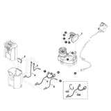 STIHL 6320-430-1400 elektronicamodule positie 1 technische tekening