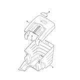 STIHL 6320-760-2100 bovenste gedeelte grasopvangbox compl. positie 2 technische tekening