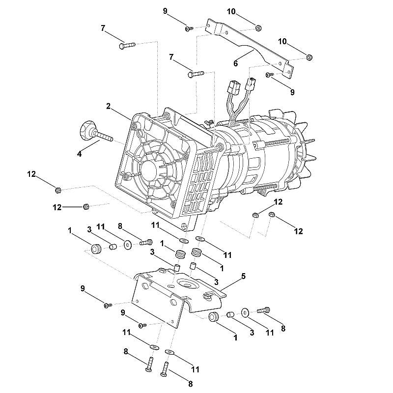 STIHL 6009-760-1810 draaigreep positie 4 technische tekening