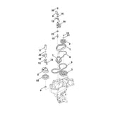 STIHL 9645-945-7525 ronde keerring 12x2 positie 24 technische tekening