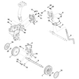 STIHL 9991-003-0556 klemring 16 positie 21 technische tekening