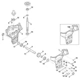 STIHL 9640-003-2815 asafdichtring WAS25x32x7 positie 8 technische tekening