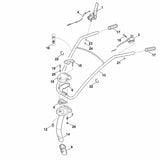 STIHL 6241-180-1105 gaskabel positie 3 technische tekening