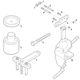 STIHL 6241-890-2201 montagegereedschap positie 5 technische tekening