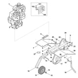 STIHL 6226-646-0800 plug positie 26 technische tekening