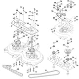 STIHL 6170-764-0910 tandriem dubbelzijdig positie 13 technische tekening