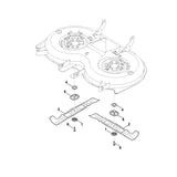 STIHL 6170-702-0140 mes links positie 2 technische tekening