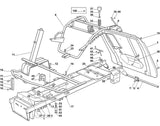STIHL 6126-706-4100 kap positie 37 technische tekening