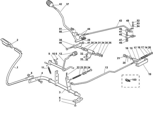 STIHL 9330-630-0140 waaierring 6,4 positie 53 technische tekening