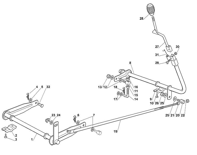 STIHL 9210-260-1300 inbusmoer M10 positie 15 technische tekening