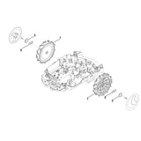 STIHL 6309-403-2300 houder positie 3 technische tekening