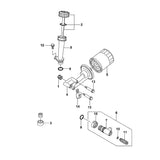 STIHL 0001-020-9602 oliefilter positie 5 technische tekening