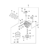 STIHL 0001-121-2700 kap positie 4 technische tekening