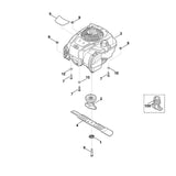 STIHL 6371-967-3801 typeaanduiding MB 253 positie 5 technische tekening