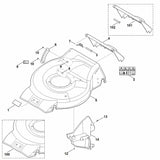 STIHL 6371-700-8511 behuizing positie 5 technische tekening