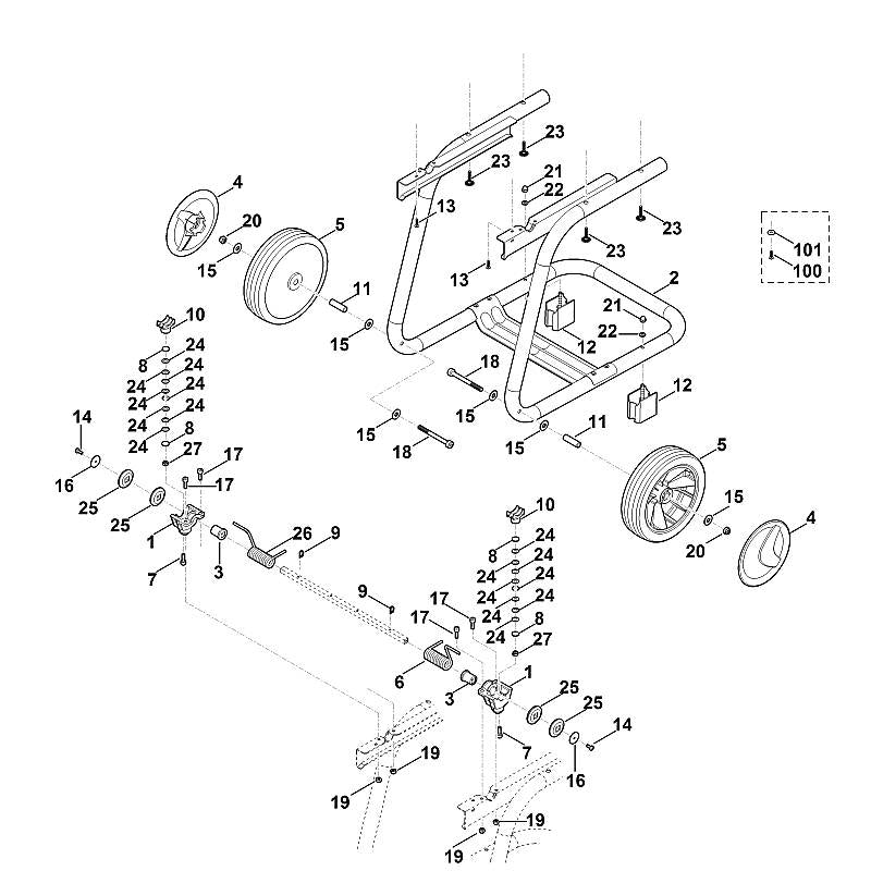 STIHL 6013-763-1000 borgclip positie 9 technische tekening