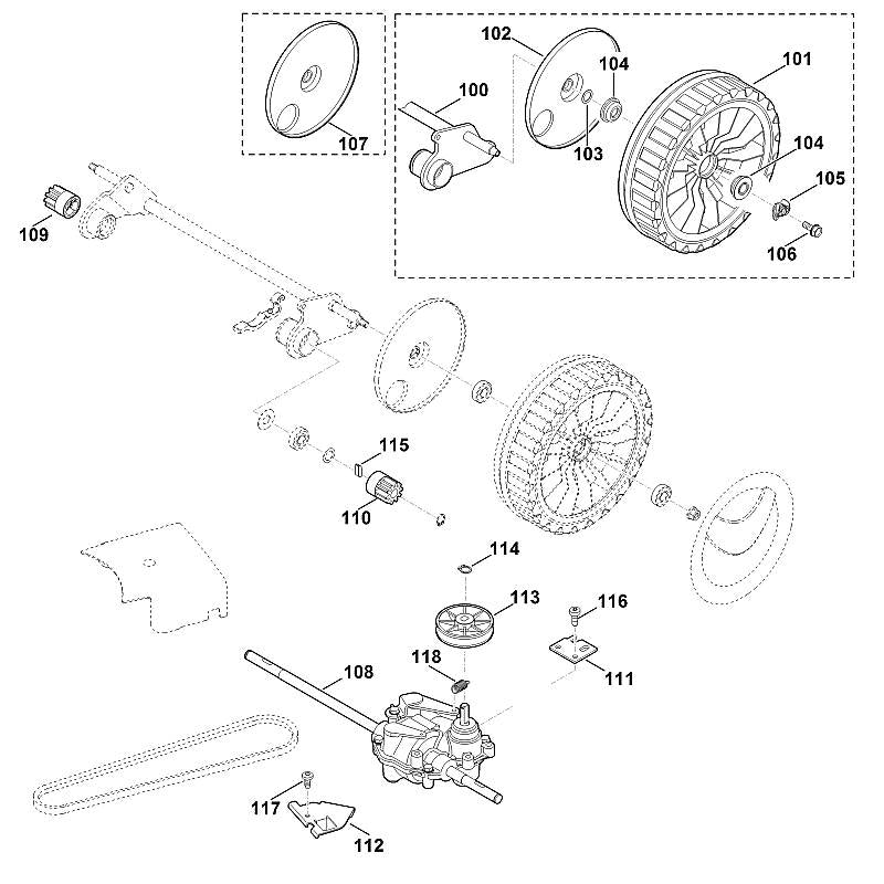 STIHL 6375-704-2700 houder positie 112 technische tekening