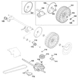 STIHL 6375-704-2710 houder positie 111 technische tekening