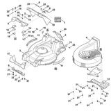 STIHL 6378-700-2700 klep positie 10 technische tekening