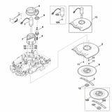 STIHL 6309-007-1002 Set ombouw maaimotor positie 13 technische tekening