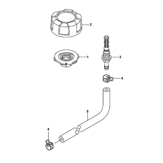 STIHL 0001-353-9100 mof positie 3 technische tekening