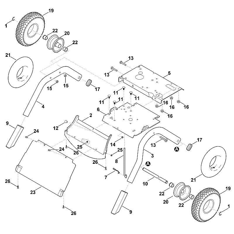 STIHL 9027-068-1820 platkopbout M8x20 positie 11 technische tekening