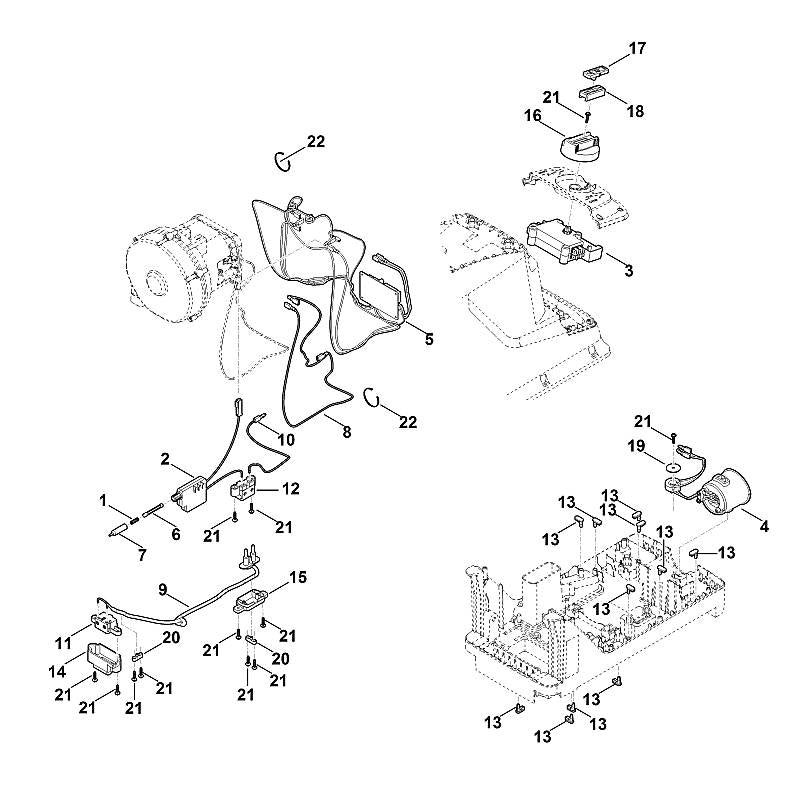 STIHL 6013-708-7900 schuif bovenstuk positie 17 technische tekening