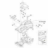 STIHL 6301-967-3810 typeaanduiding MI 422 P positie 9 technische tekening