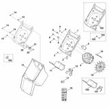 STIHL 0000-605-1005 condensator 16µF positie 5 technische tekening