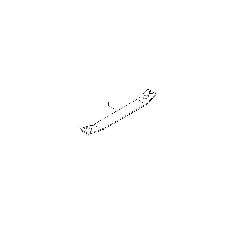STIHL 6007-893-1300 sleutel positie 1 technische tekening