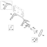 STIHL 6290-708-4500 bladveer positie 111 technische tekening