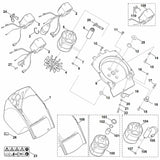 STIHL 6008-608-1200 ring positie 25 technische tekening