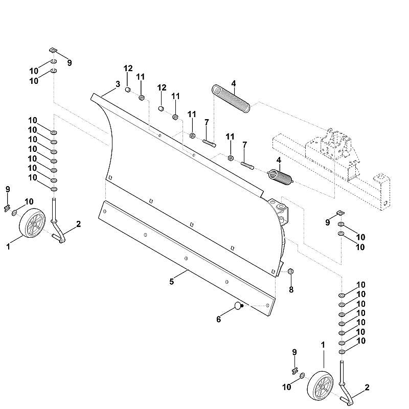 STIHL 6907-731-8315 rubberen strip positie 5 technische tekening