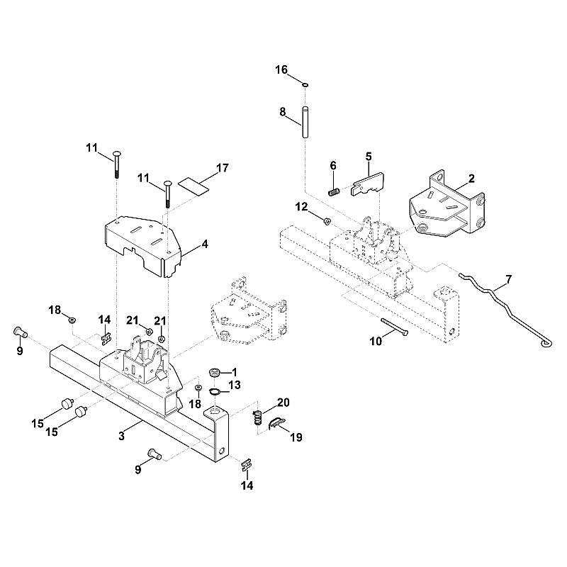 STIHL 9007-318-2035 inbusbout M8x95 positie 10 technische tekening