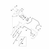 STIHL 6374-700-7500 kabel positie 3 technische tekening