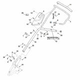 STIHL 6364-703-2225 paneel positie 5 technische tekening