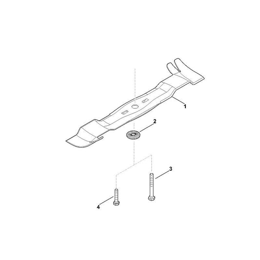STIHL 6364-702-0110 mes positie 1 technische tekening