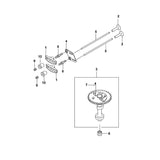 STIHL 0001-030-1403 nokkenas compl. positie 3 technische tekening