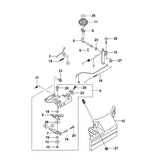 STIHL 0001-958-0212 ring positie 25 technische tekening