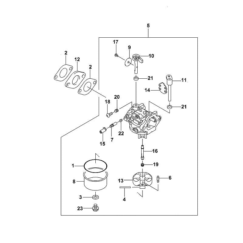 STIHL 0001-121-1601 tussenflens positie 12 technische tekening