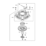 STIHL 0001-195-3701 bus positie 2 technische tekening