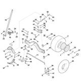 STIHL 0000-704-6790 slang 13x5,0 - 6 positie 45 technische tekening
