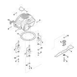 STIHL 6340-701-4000 tussenring positie 11 technische tekening