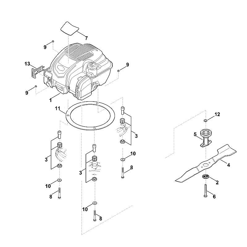 STIHL 6340-701-4000 tussenring positie 11 technische tekening