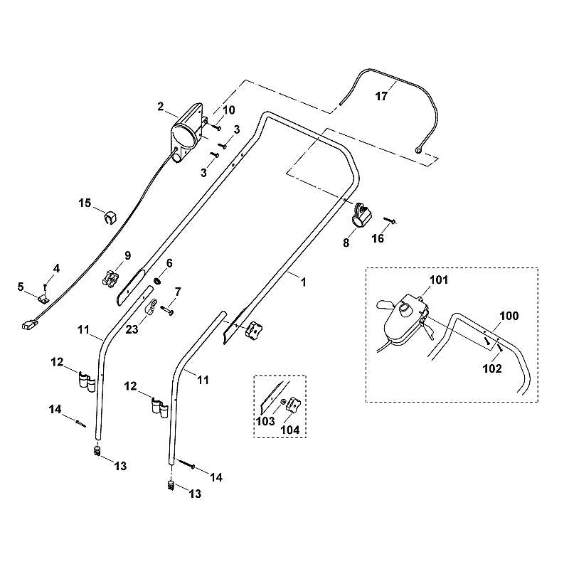 STIHL 6116-764-1700 klemstuk positie 8 technische tekening