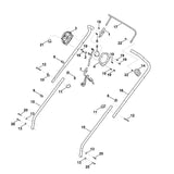 STIHL 6311-432-6005 helft behuizing positie 4 technische tekening