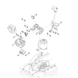 STIHL 6311-430-6400 hefboom positie 10 technische tekening