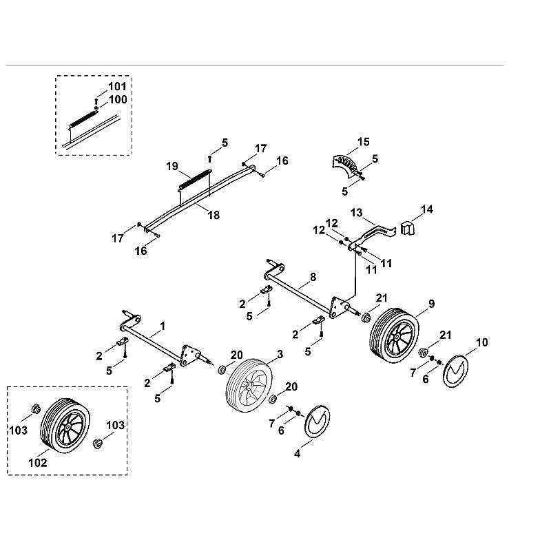 STIHL 6118-700-2406 as positie 8 technische tekening