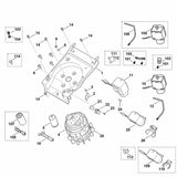 STIHL 6007-430-0550 schakelaar EUR positie 25 technische tekening