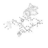 STIHL 0000-353-2700 T-slangverbinder positie 2 technische tekening